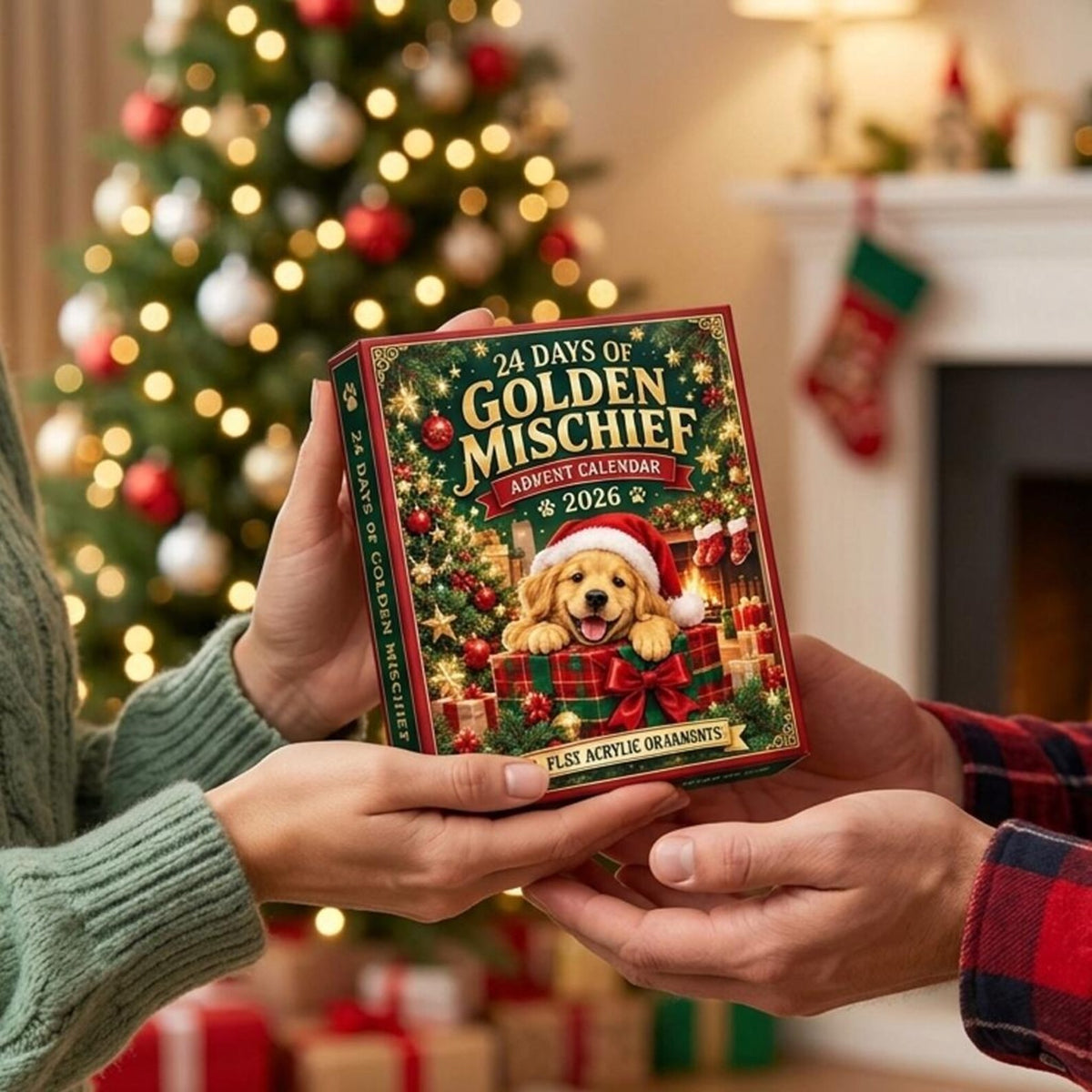 2D Flat Acrylic Golden Retriever Advent Calendar 2026, 24 Dog Ornaments, Golden Retriever Christmas Countdown, Dog Lover Gift 070b3d29-06f8-4c93-8f97-9e0170c103c9-il_1588xN.8640890431_qjcm.jpg