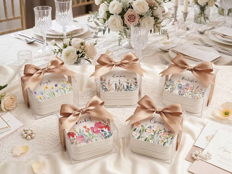 Personalized Travel Jewelry Box, Floral PU Leather Mini Organizer Case, Custom Name Bridesmaid Gift, Birthday & Holiday Gift for Women 0712a373-9a91-4a30-b91f-1093d5abd53f-dfhdfdhdgh-8-.jpg