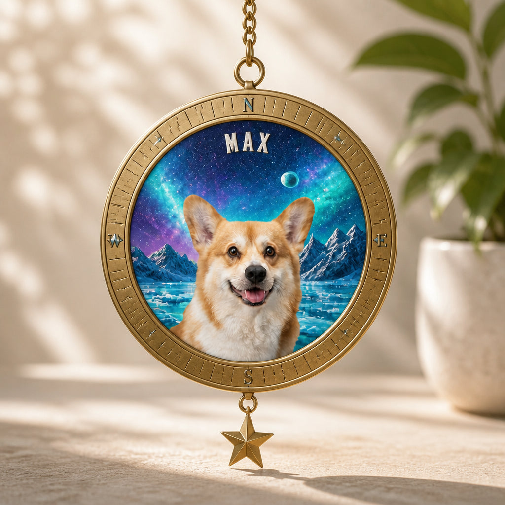 Custom Pet Photo Window Magnet with Name - Personalized 1 Layered Suncatcher with Charm 0726a743-7a1a-4dc4-a774-bae61b308877.jpg