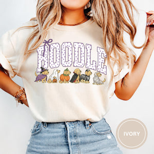 Halloween Goldendoodle Shirt Comfort Colors, Funny Hoodle Dog Mom Shirt, Goldendoodle Halloween Tee, Doodle Dog Gift, Spooky Fall Dog Lover 073f206e-3e8d-41ce-9db0-604493faf490-6.jpg