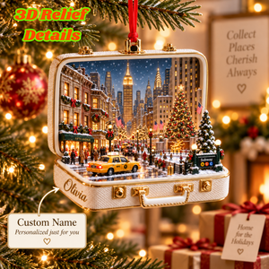 Personalized New York City 3D Suitcase Ornament – Custom Name NYC Christmas Keepsake, New York Lover & Travel Gift 0778166e-2017-4619-aea7-cf4c41abd907-mockup-annotated-1789439022078.png