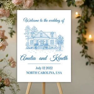 Welcome to Our Wedding Sign Illustration Drawing - Custom Name and Date Wedding Welcome Sign 077c2e95-1a6d-443b-8693-b0dbe7c80f61-mk1-5-.jpg