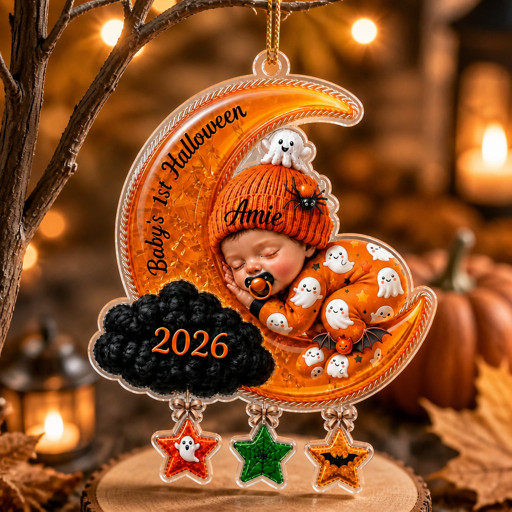 Baby's 1st Halloween Personalized Acrylic Ornament - Personalized Transparent Acrylic Ornament 07801c4e-01da-49cb-95f4-4a3ec7ff00ca.jpg