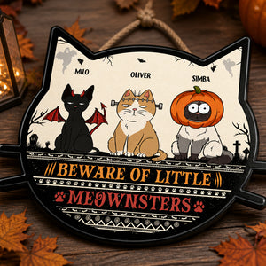 Beware of Little Meownsters – Personalized Cat Photo Halloween Wood Acrylic Sign - Personalized Wood Acrylic Sign 079553cc-2589-417a-9bc7-6c3d7ff31952.jpg