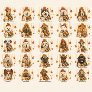 Fall Dogs Comfort Colors Shirt 120+ Dog Breeds, Personalized Dog Mom Tee, Autumn Cosy Dog T-Shirt, Pumpkin Spice Autumn Custom Pet Portrait 07c02a60-a905-4339-9b22-af974f1feb88-9.jpg