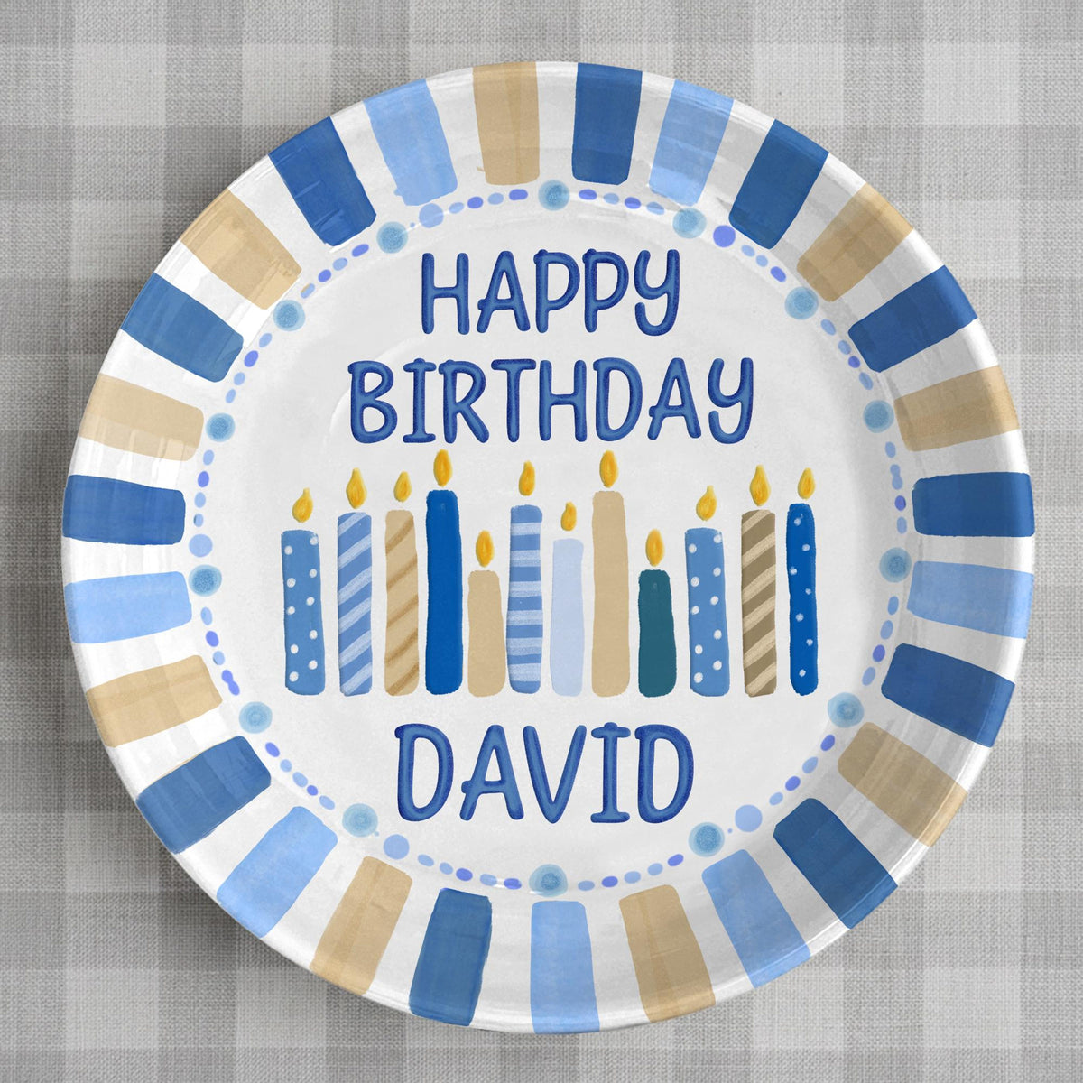 Personalized Birthday Plate with Name, Custom Happy Birthday Keepsake Plate for Kids, Ceramic Birthday Dish Gift, Baby Birthday Plate Decor 07da9643-4e0f-4e0f-90bf-f55c3b4ebe8c-3.jpg