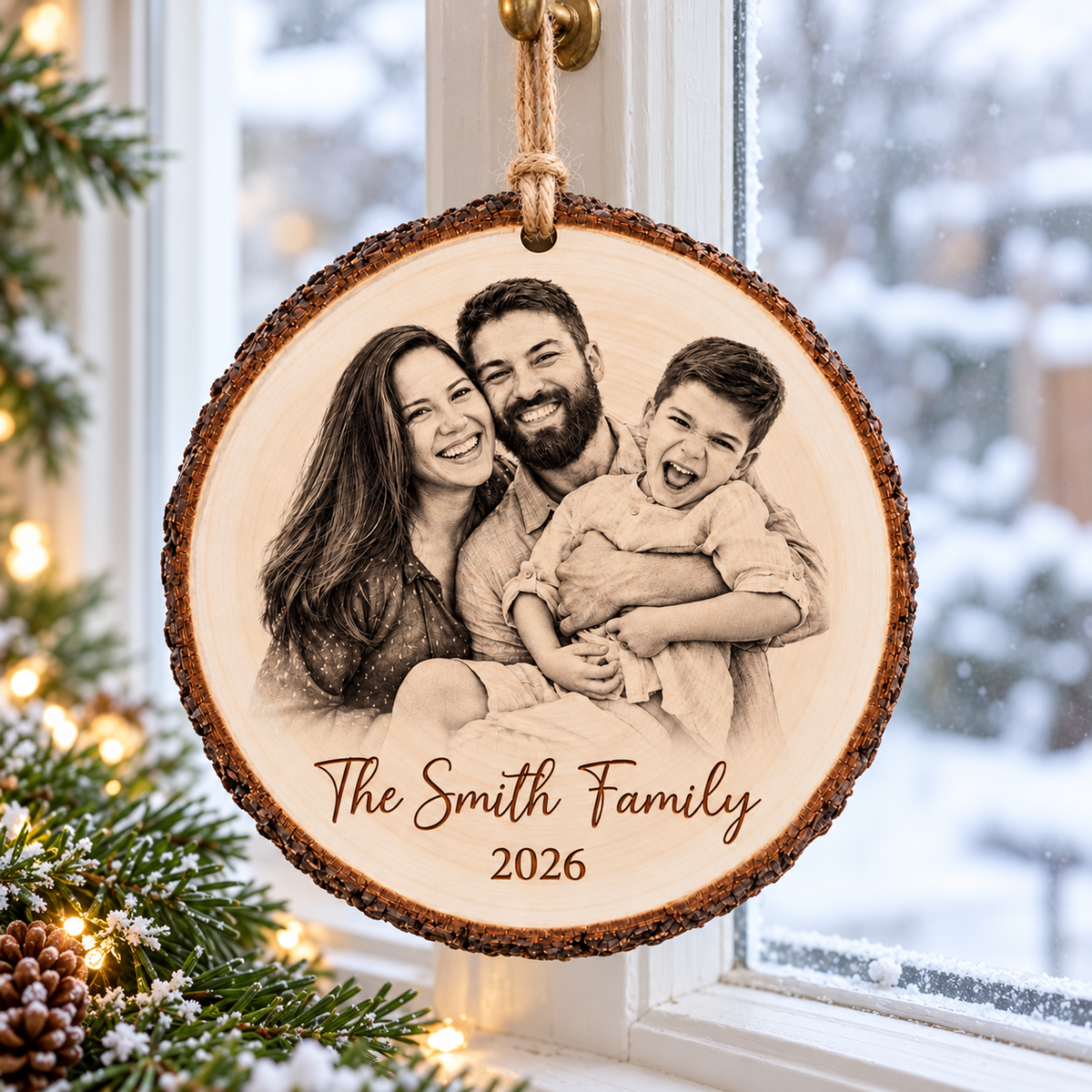 Custom Wooden Family Portrait From Photo Ornament: Family Christmas Keepsake Gift 07e1fc1b-8c4e-4b0c-bd9a-b93ec96984fd-banenr-1.png