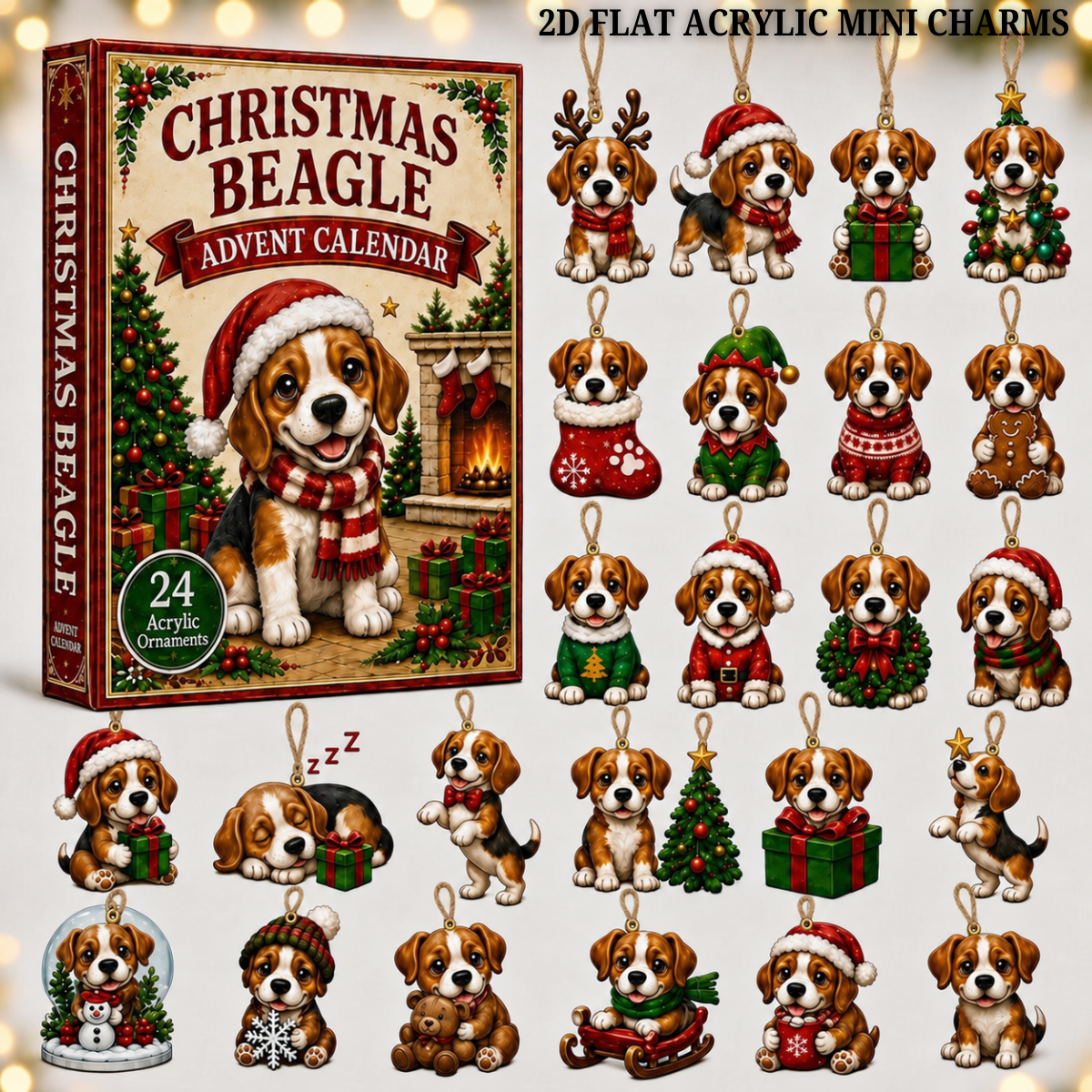 Christmas Beagle Advent Calendar 2026 - 24-Day Festive Countdown, Acrylic Charms Blind Box - Gift For Dogs Lovers 07e2c129-6070-40a5-aaee-a2ee7dfe1105-beagle-text.png