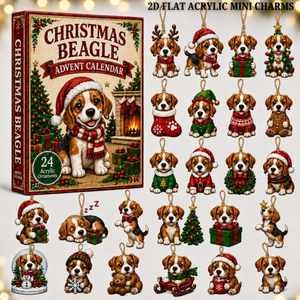 Christmas Beagle Advent Calendar 2026 - 24-Day Festive Countdown, Acrylic Charms Blind Box - Gift For Dogs Lovers 07e2c129-6070-40a5-aaee-a2ee7dfe1105-beagle-text.png