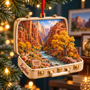 Personalized Zion National Park 3D Suitcase Christmas Ornament – Utah Travel Souvenir & Gift for Nature Lovers 07fd4417-f9aa-45d6-98d4-9a65ef2e139e-Zion-Autumn-Ornament-on-a-Fir-2.png