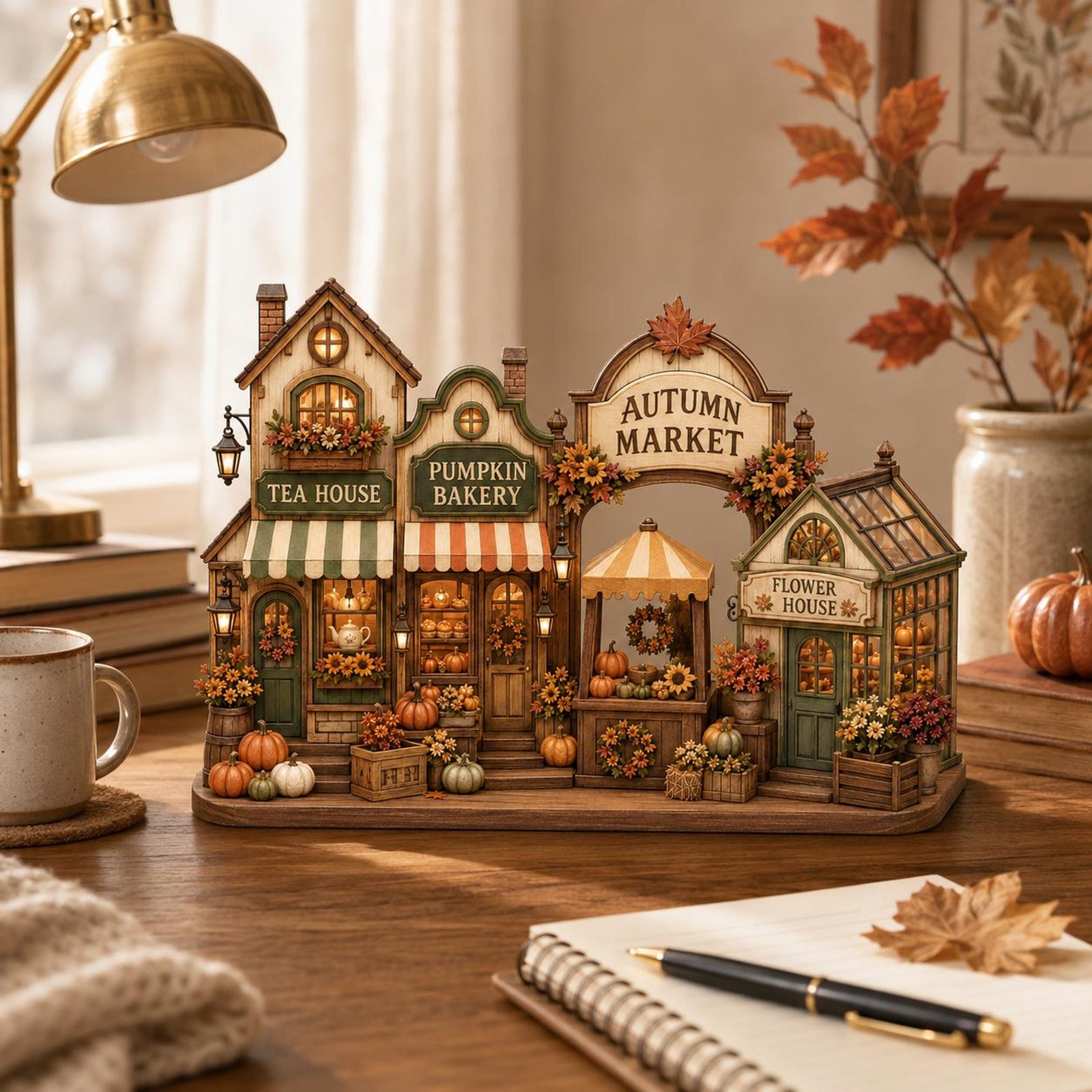 Rustic Autumn Wooden Block Decor, Mini Bakery Village Sign, Cozy Fall Kitchen Display, Pumpkin Farmhouse Shelf Ornament, Holiday Gift 080a6fea-afe8-4923-b391-8044f0afe451-6.jpg