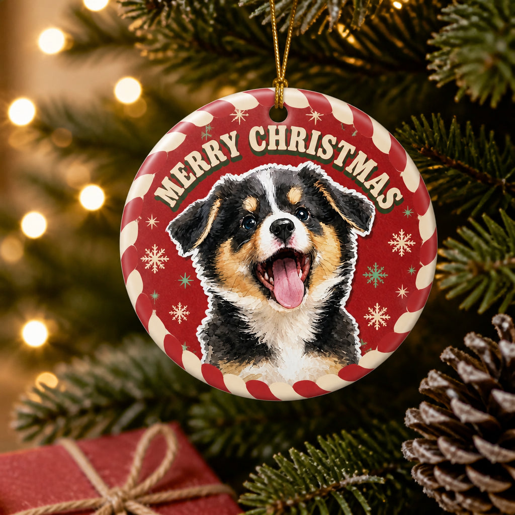 Custom Pet Portrait Christmas Ornament – Watercolor Style - Personalized Aluminum Ornament 082f48dd-8a25-41be-a66e-ef9dd60dba7f.jpg