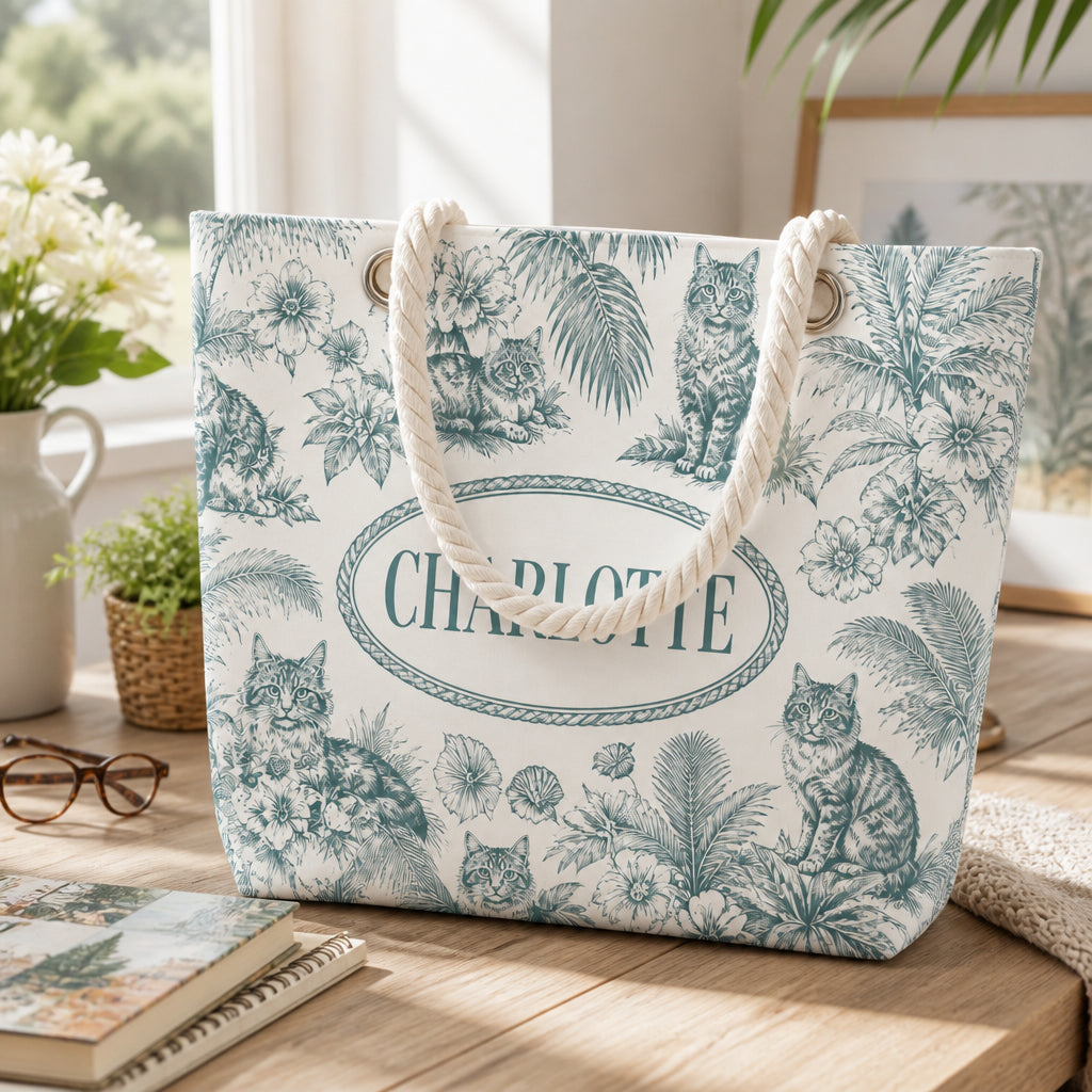 Personalized Cat Toile Tote – Name Badge - Personalized AOP Tote 082fdb13-06ac-490e-bdeb-cf21afa1df2e.jpg