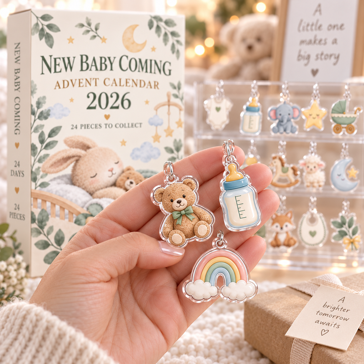 New Baby Coming Advent Calendar 2026, 24 Acrylic Hanging Tokens, Baby Shower Countdown Gift 08452580-c440-419f-b398-3fa45311df4b-4176f112-5c2f-47bf-ae66-2543e2c78245.png