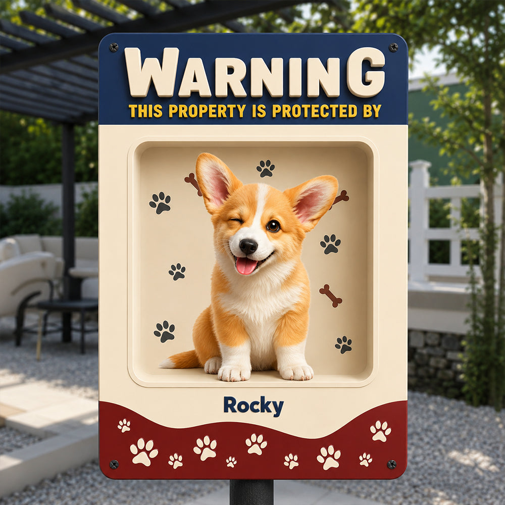 Professionally Protected By Dog - Personalized 3D Effect Metal Sign 084e4259-5ca6-4d1b-a2f6-2a0d754ce1f7-mk3.jpg