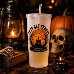 LETS GET SPOOKY Personalized Frosted Party Cup - Personalized Plastic Frosted Water Cup 08541912-b824-4e6b-ab79-d8e3be76a860.jpg