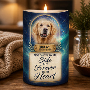 Pet Memorial Candle – Forever In My Heart (Photo + Name + Years) - Personalized Candle 0867ff9b-531e-4275-ab63-c2152f6376c1.jpg