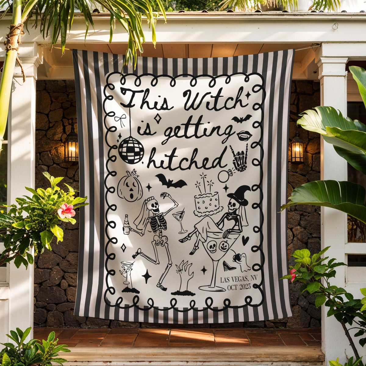 Personalized Halloween Bachelorette Banner, Witchy Bachelorette Tapestry for Photo Backdrop, Spooky Bachelorette Party Decor, Bach Halloween 0876d68d-18e4-46ec-878a-bd7e88b09b3a-7.jpg