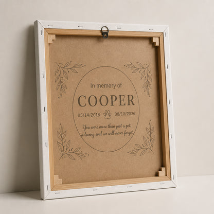 Pet Memorial Canvas – Photo, Name & Dates - Personalized Canvas 08838e68-dbdc-4d53-9e97-44d422a1e70c.jpg