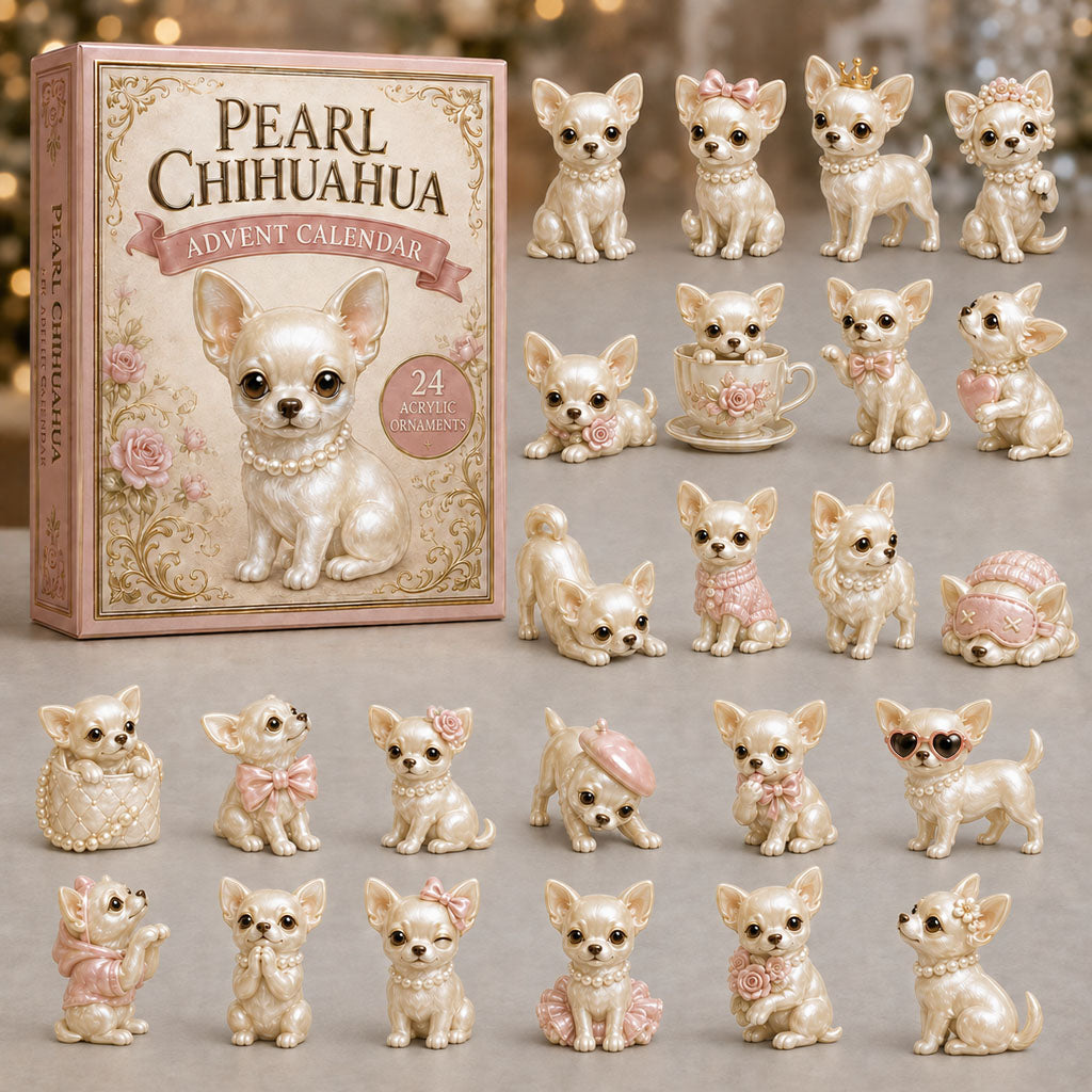 Pearl Chihuahua Dog Advent Calendar 2026 - 24-Day Festive Countdown, Acrylic Charms Blind Box - Gift For Dog Lovers 08afb50c-68d4-432b-978e-b48ee04f5172-pearl-chihuahua.jpg