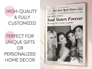 CUSTOM Newspaper Print, Personalized Best Friends Poster, Retro Bestie Birthday Gift, BFF Poster, Friendship Gift 08e196e7-7d1b-41be-9494-3a2975cfcb8a-fghfgfgfgf.jpg