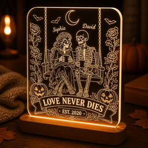 Love Never Dies LED Night Light – Personalized Couple Names & Est. Year - Personalized 3D LED Light Wooden Base 08f663e9-4713-48e5-b95a-b0957007fc89.jpg