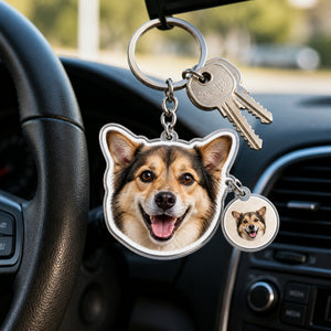 Custom Face Keychain with Mini Charm - Personalized Custom Shape Keychain With Charm (1 Layered) 091e49e7-ff13-4d2e-8d8a-230f16f30d8d.jpg