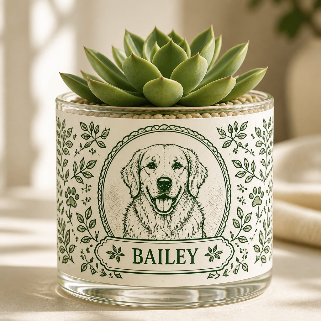Personalized Pet Cameo Botanical Plant Pot - Personalized Mini Glass Plant Pot 093a38e2-011b-4156-bcdb-88e7a7afa174.jpg