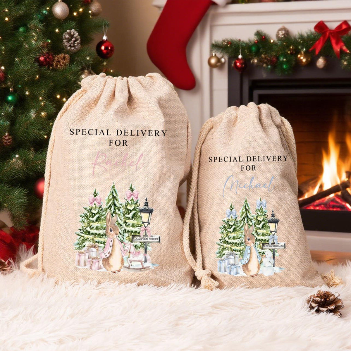 Personalized Large Santa Sack, Custom Christmas Gift Bag, Xmas Gift Bag, Christmas Eve Gift, Santa Bag, Gift for Kids, First Christmas Sack 09457f5c-517c-4581-aaba-11c91560c179-5.jpg
