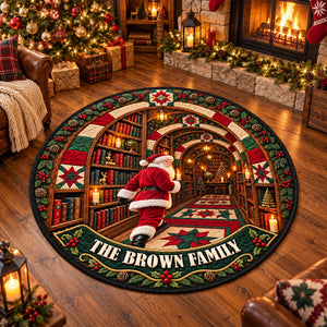 Welcome To The Secret Library 3D Illusion Quilted Rug - Personalized Quilted Mat 095f0c9f-ea84-40e1-861f-b1965c816197-1.jpg