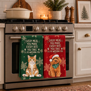 I Woof You - Personalized Kitchen Towel, Christmas Gifts 097b89b7-aa31-4494-adcd-2b17d4d71580-banner-5.jpg