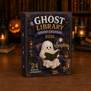 Ghost Library Advent Calendar 2026 - 24-Day Festive Countdown, Acrylic Charms Blind Box - Gift For Family & Friends 099da8e1-7efe-4aba-a8de-8b2a42e76747-name.png
