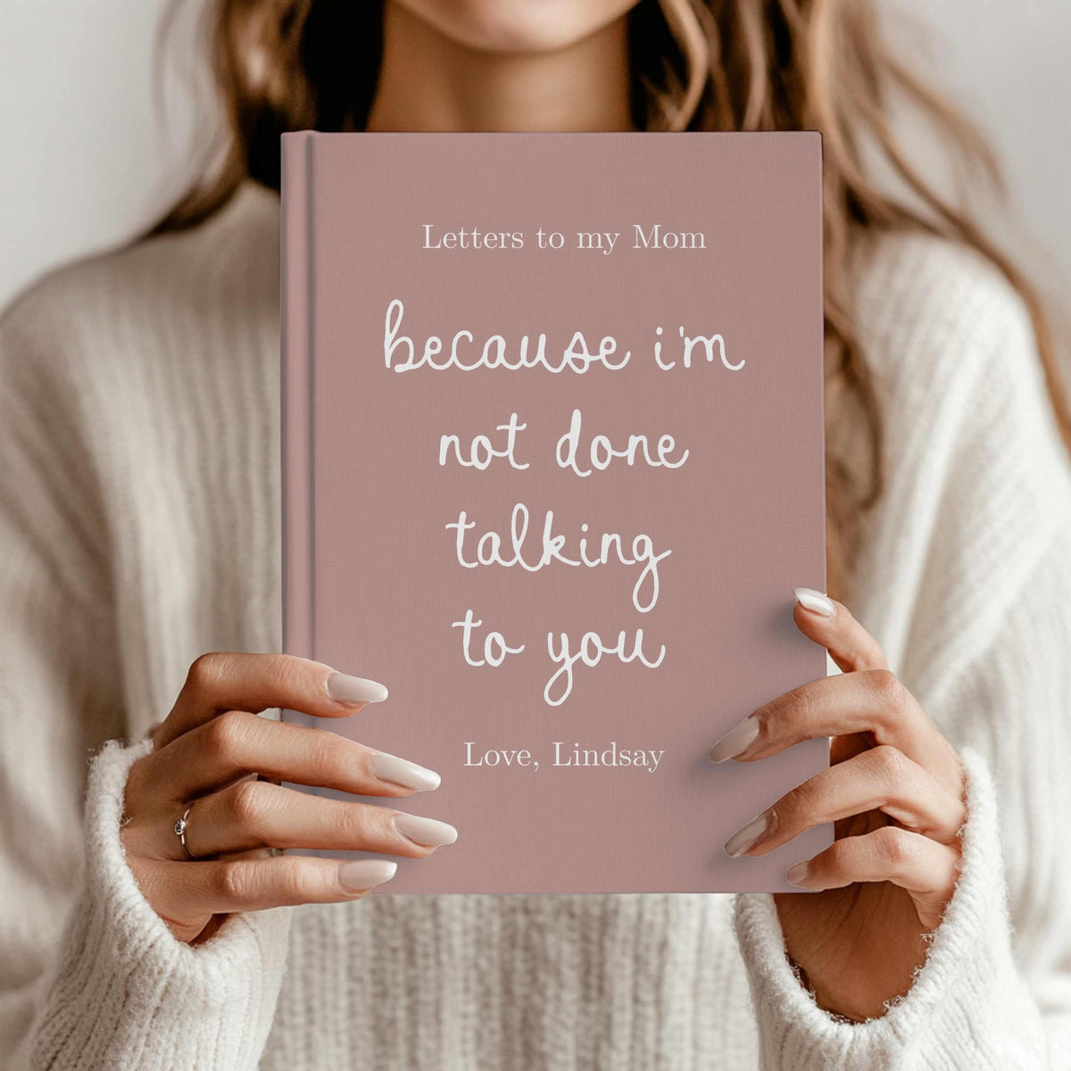 Letters to My Mom Grief Journal, Personalized Loss of Mother Gift, Custom Notebook Memorial Keepsake In Loving Memory Hardcover 09c6b660-3671-49c1-869c-b6f803af37d4-7.jpg