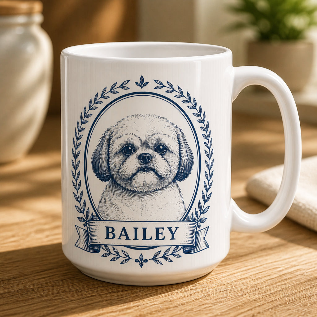 Vintage Cameo Pet Portrait Mug - Personalized Mug 09cfd4a4-520e-4746-8a24-0c3f9768c6c4.jpg