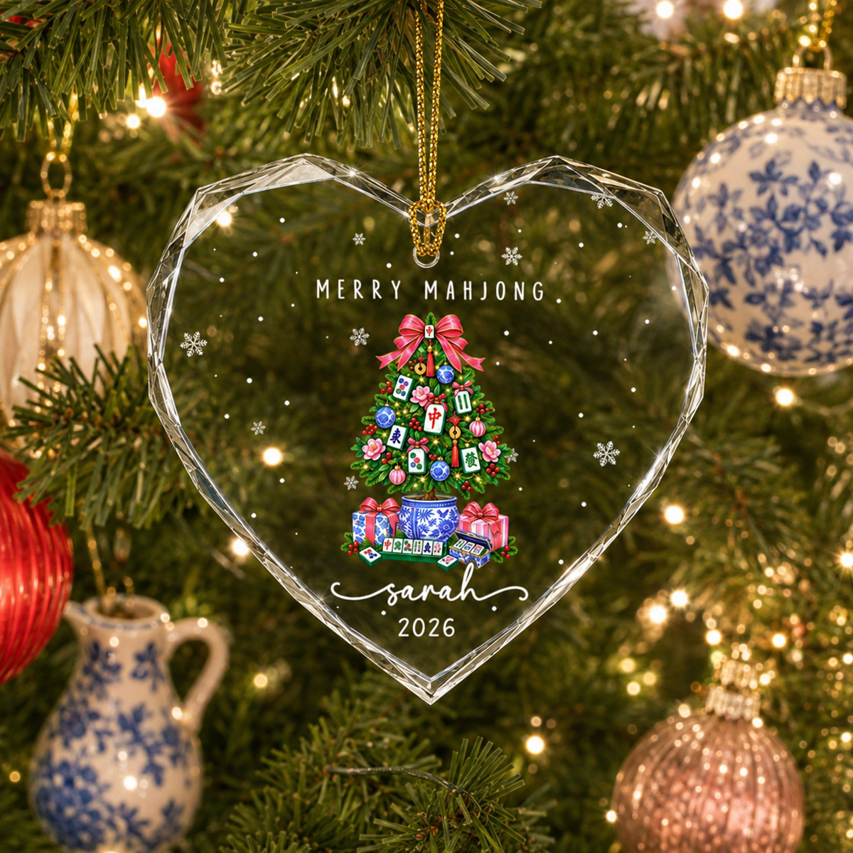 Custom Mahjong Ornament, Funny Mahjong Group Gift, Christmas Gift For Mahjong Club 2026, Merry Mahjong Chinoiserie, Mahjong Lover Gift 2026 09e54719-b479-4fe2-8be3-0f22231c3db8-2.png