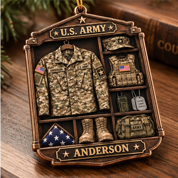 Personalized U.S. Army Military Locker Christmas Ornament - Custom Name Soldier Veteran Gift 09fd4247-d71c-4216-8f35-f7616bb686e8-army_ornament_mockup_4_closeup.jpg