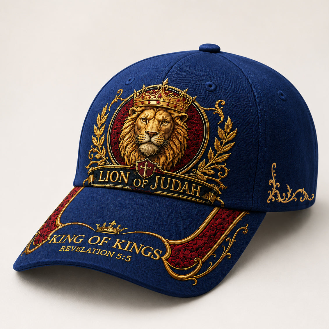 Lion of Judah King of Kings Christian Cap