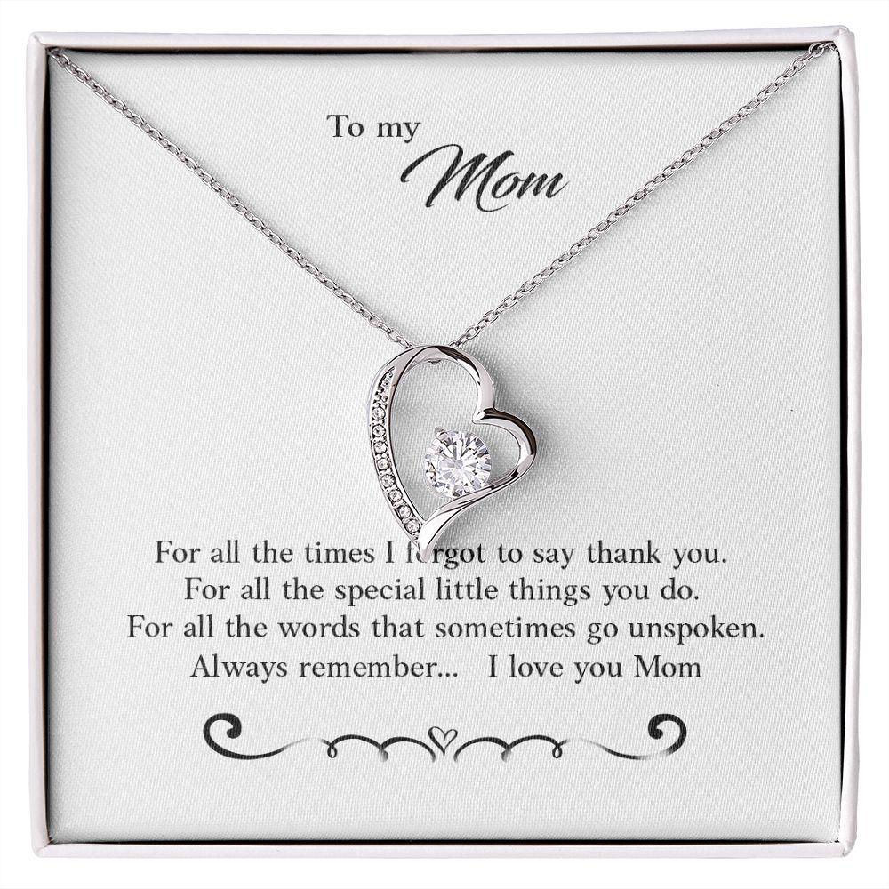 Always Remember I Love You Mom, Necklace With Message Card, Thank You Gifts For Mother’s Day, Best Mother’s Day Gift Ideas			 0.jpg