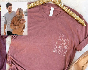 Custom Family Portrait from Photo Tee, Personalized Gift, Custom Couple Photo Drawing Pocket Shirt, Customizable Portrait Drawing Sweatshirt 0_474bc9e5-3d6a-4d11-8b38-d17959ee49c8.jpg?v=1688372312