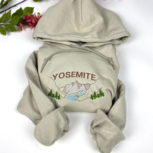 Yosemite Embroidered Hoodie - Yosemite National Park