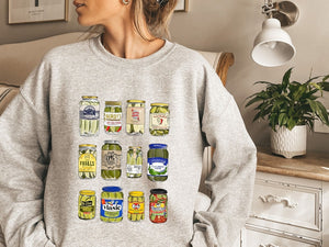 Vintage Canned Pickles Sweatshirt, Pickle Shirt, Pickle Crewneck Sweatshirt, Pickle Lovers Hoodie, Pickle Crewneck Sweatshirt, Canning Shirt 0.jpg