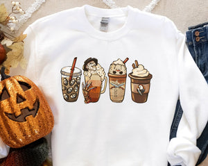 Halloween Horror Coffee Sweatshirt, Horror Movie Coffee Shirt,halloween Sweatshirt, Spooky Season, Coffee Shirt, Halloween Graphic Shirt 0.jpg
