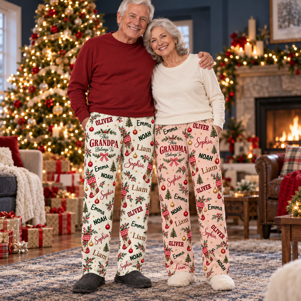 Personalized Grandma and Grandpa Christmas Pajama Pants – Custom Grandkids Names, Vintage Holiday Sleepwear, Christmas Gift for Grandparents 0a073ea3-945d-45b2-9fcf-92f2394a1c67-Grandparents-in-Personalized-Christmas-Pajamas-1-.png