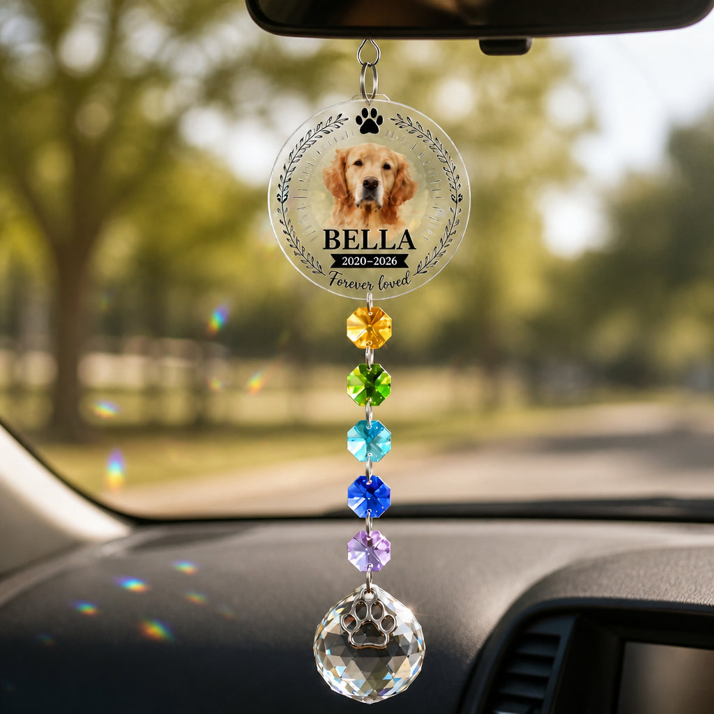 Custom Pet Memorial Suncatcher with Charm – Photo, Name & Dates - Personalized 1 Layered Suncatcher with Charm 0a110ef2-b610-42f9-98d4-782a7746e74d.jpg