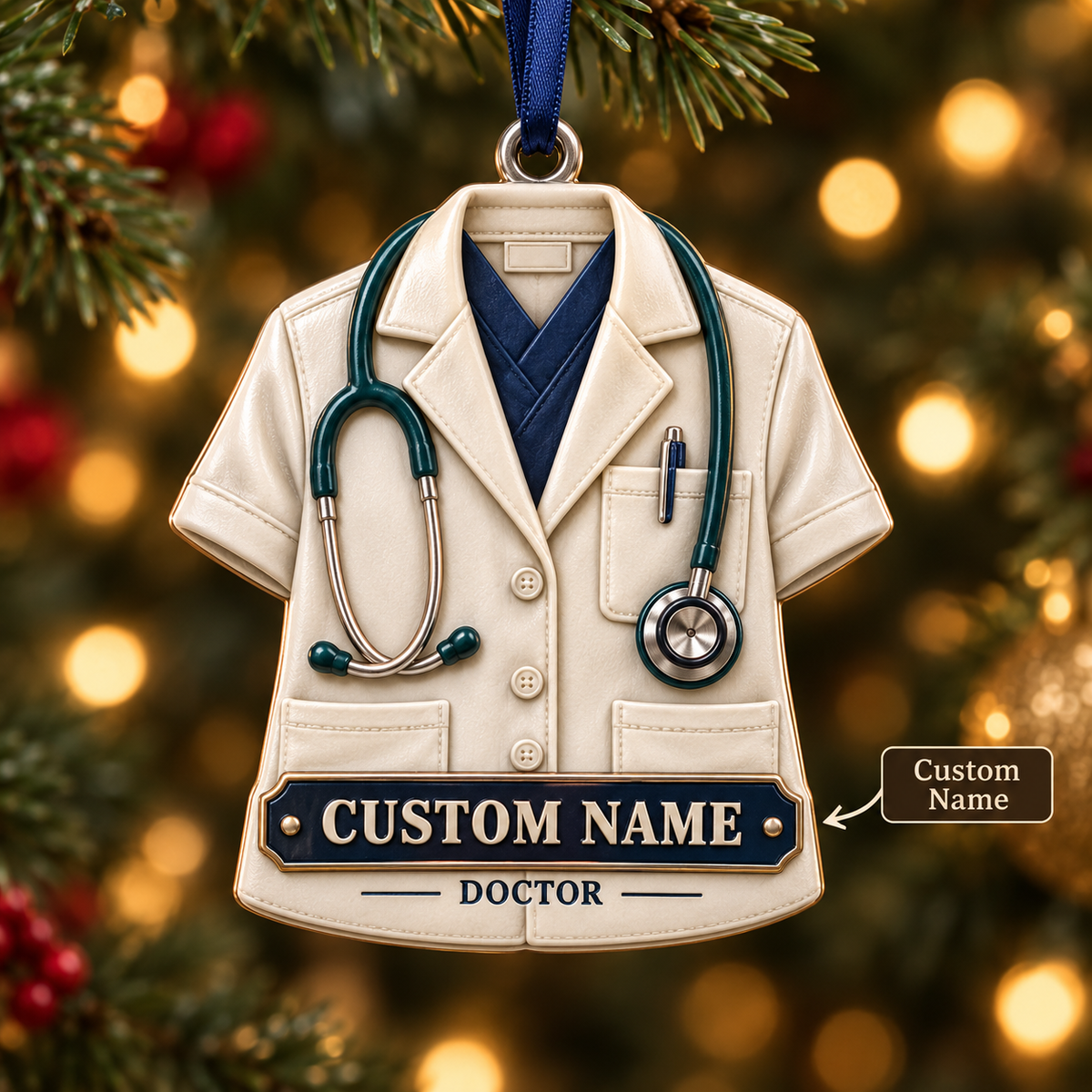 Personalized Doctor Coat 3D Ornament, Custom Name Doctor Christmas Ornament, Medical Gift 0a15543c-9f3c-4826-9b9d-bb9682458c21-Doctor-s-Coat-Christmas-Ornament-Image-Sep-23-2026-11_11_38-AM.png