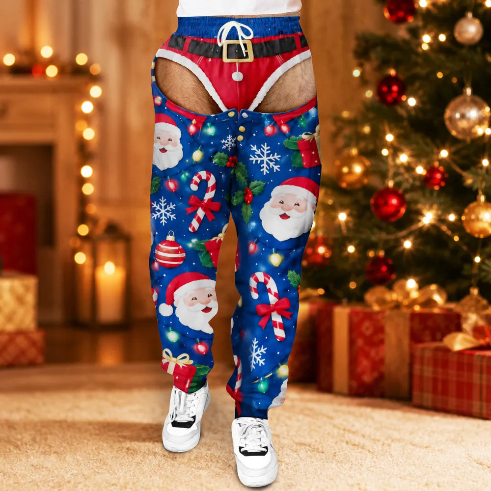 Funny & Hilarious Santa - Personalized Sweatpants - Funny Christmas Gift For Friends 0a272eb8-0f46-45d9-843b-a45d5d9c084a-banner-3.webp