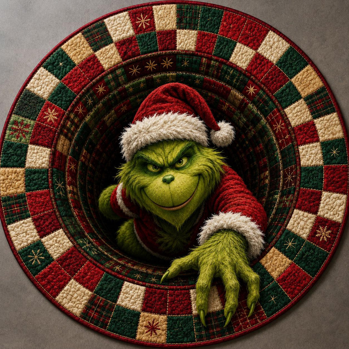 Christmas 3D Illusion Round Rug, Optical Illusion Floor Mat, Xmas Non Slip Area Rug, Holiday Home Decor, Unique Christmas Gift 0a5a1cbf-888a-43ab-805c-faca22c2d5be-2.jpg