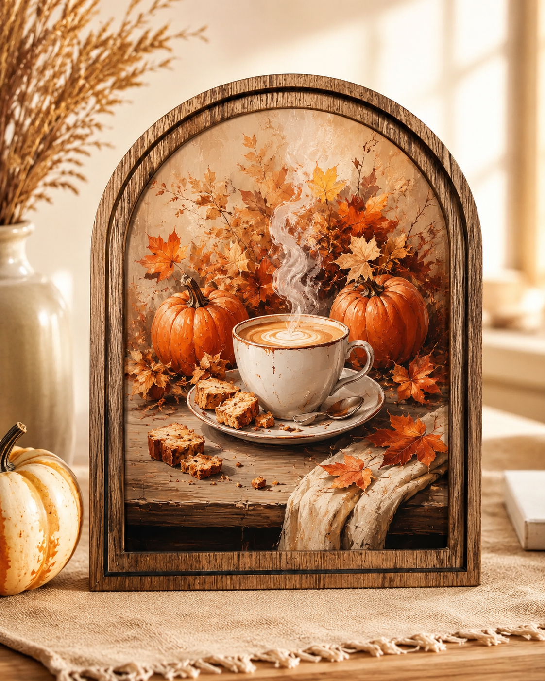 Personalized Happy Fall Wooden Arch Sign, Custom Name Autumn Decor, Pumpkin Coffee Fall Tabletop Sign, Rustic Thanksgiving Home Decor 0a7cf4a6-5bf8-4464-9b28-70e2a9ec9f48-quy.png