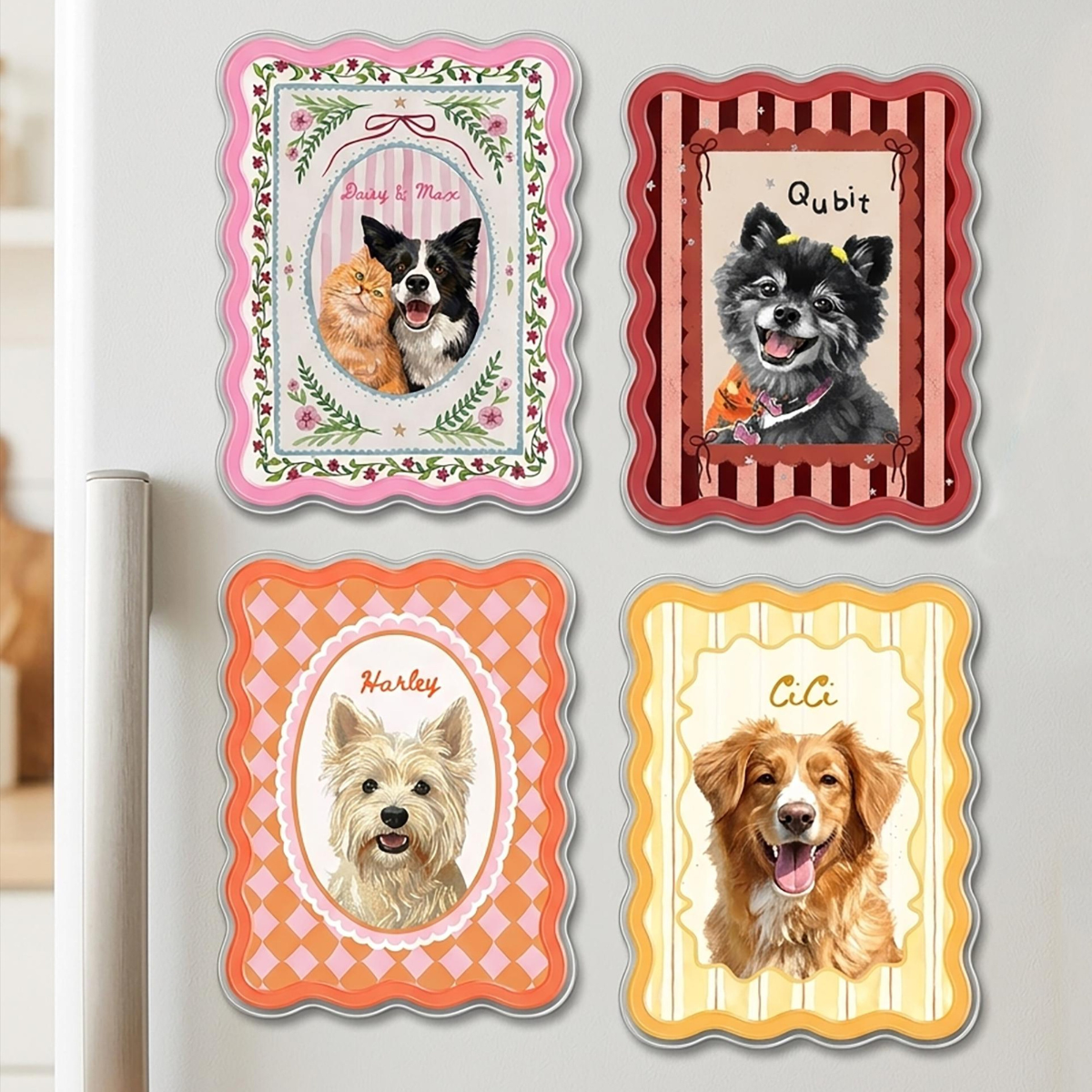 Personalized Pet Portrait Fridge Magnet, Custom Dog Cat Photo Magnet, Pet Lover Gift, Dog Mom Magnet, Gift for Pet Owner 0a82e50c-6896-4fa1-b933-ea722d14502c-1.png