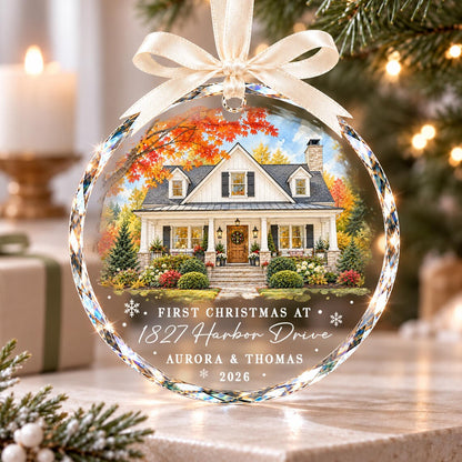 Custom New Home Ornament, Custom House Portrait Ornament, First Christmas In New Home Keepsake, Housewarming Gift, New Home Couple Gift 0a8f8fea-6515-43f7-89cc-39c14b412fac-1.jpg